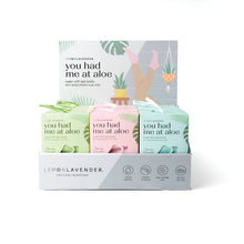 Load image into Gallery viewer, Lemon Lavender You Had Me At Aloe Super Soft Spa Socks