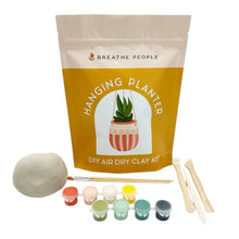 Load image into Gallery viewer, DIY Air Dry Clay Kit- Make Your Own Hanging Plant Pot