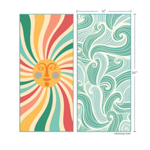 Load image into Gallery viewer, Sun And Sea Go Big Microfiber Beach Towel