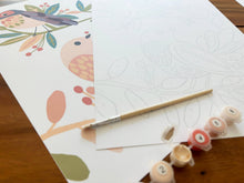 Load image into Gallery viewer, Birds on a Branch Meditative Art Paint by Number Kit: Paint by Number Kit