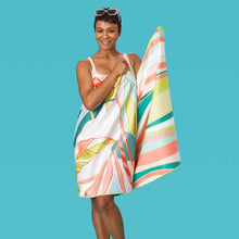 Load image into Gallery viewer, Exotic Leaves Go Big Microfiber Beach Towel