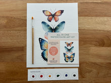 Load image into Gallery viewer, All-In-One Beginner Watercolor Kit - Butterflies