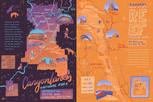 Load image into Gallery viewer, National Parks Maps: Illustrated Maps of 62 National Parks