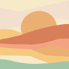 Load image into Gallery viewer, Sun + Moonlight Meditative Art Paint by Number Kit+ Easel