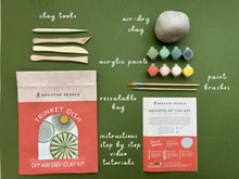 Load image into Gallery viewer, DIY Air Dry Clay Kit- Make Your Own Trinket Dish