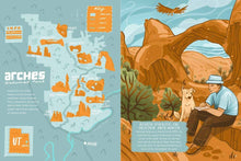 Load image into Gallery viewer, National Parks Maps: Illustrated Maps of 62 National Parks