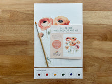 Load image into Gallery viewer, All-In-One Watercolor Kit - Ranunculus Blooms
