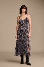 Load image into Gallery viewer, Ruffle V Neck Midi