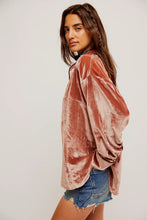 Load image into Gallery viewer, We The Free Luxy Solid Velvet Shirt