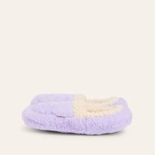 Load image into Gallery viewer, Sherpa Lavender Warmies Slippers