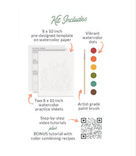 Load image into Gallery viewer, All-In-One Watercolor Kit - Ranunculus Blooms