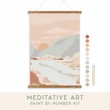 Load image into Gallery viewer, Walk in Nature Meditative Art Paint by Number Kit: Paint by Number Kit
