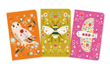 Load image into Gallery viewer, Bee Brown Set of 3 Mini Notebooks