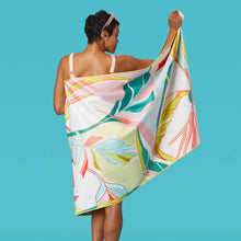Load image into Gallery viewer, Exotic Leaves Go Big Microfiber Beach Towel
