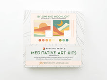 Load image into Gallery viewer, Sun + Moonlight Meditative Art Paint by Number Kit+ Easel