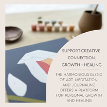 Load image into Gallery viewer, Zen Balance with Birds Meditative Art Paint by Number Kit