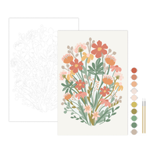 Load image into Gallery viewer, Wildflowers Meditative Art Paint by Number Kit: Paint by Number Kit