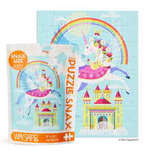 Load image into Gallery viewer, Rainbow Unicorn | 48 Piece Kids Puzzle Snax
