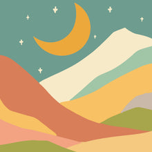 Load image into Gallery viewer, Sun + Moonlight Meditative Art Paint by Number Kit+ Easel
