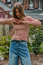 Load image into Gallery viewer, Contrast Seam Turtleneck Knit Top
