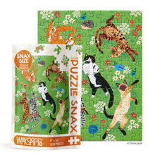 Load image into Gallery viewer, Cat Nap 100 Piece Puzzle Snax

