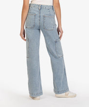 Load image into Gallery viewer, Jodi High Rise Fab Ab Wide Leg Carpenter Jean
