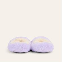 Load image into Gallery viewer, Sherpa Lavender Warmies Slippers
