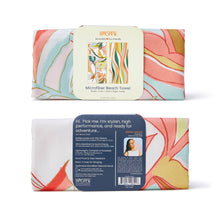 Load image into Gallery viewer, Exotic Leaves Go Big Microfiber Beach Towel

