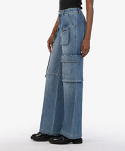 Load image into Gallery viewer, Jodi High Rise Fab Ab Wide Leg
