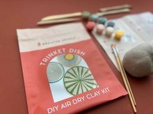Load image into Gallery viewer, DIY Air Dry Clay Kit- Make Your Own Trinket Dish
