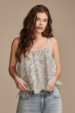 Load image into Gallery viewer, Printed Asym Ruffle Cami
