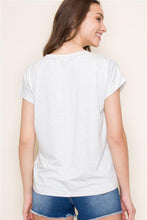 Load image into Gallery viewer, PINSTRIPED RAYON JERSEY TOP
