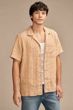 Load image into Gallery viewer, Striped Linen Camp Shirt
