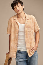 Load image into Gallery viewer, Striped Linen Camp Shirt
