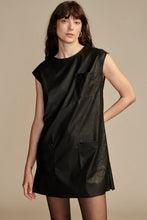 Load image into Gallery viewer, Faux Leather Dress
