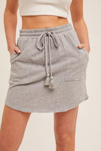Load image into Gallery viewer, Elastic Waist Round Hem Skirt
