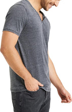 Load image into Gallery viewer, Venice Burnout Notch Neck Tee Shirt
