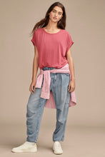 Load image into Gallery viewer, Sandwash Dolman Tee Red Bud
