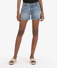 Load image into Gallery viewer, Gidget Mid Rise Fray Short
