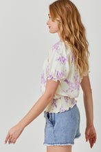 Load image into Gallery viewer, FLORAL ON AND OFF SHOULDER TOP
