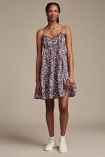 Load image into Gallery viewer, Printed Pintuck Bodice Mini Dress
