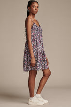 Load image into Gallery viewer, Printed Pintuck Bodice Mini Dress
