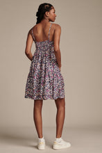 Load image into Gallery viewer, Printed Pintuck Bodice Mini Dress
