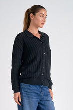 Load image into Gallery viewer, SWEATER CARDIGAN OPEN KNIT BTN DN
