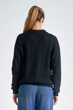 Load image into Gallery viewer, SWEATER CARDIGAN OPEN KNIT BTN DN
