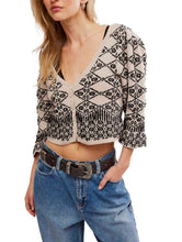Load image into Gallery viewer, Geo floral Cardi
