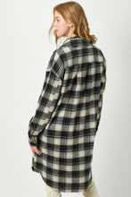 Load image into Gallery viewer, FRINGE PLACKET PLAID JACKET
