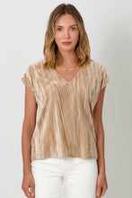 Load image into Gallery viewer, VELVET CUPRO V-NECK TOP
