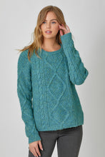 Load image into Gallery viewer, CABLE KNIT SWEATER TOP
