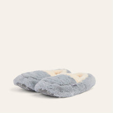 Load image into Gallery viewer, Sherpa Gray Warmies Slippers
